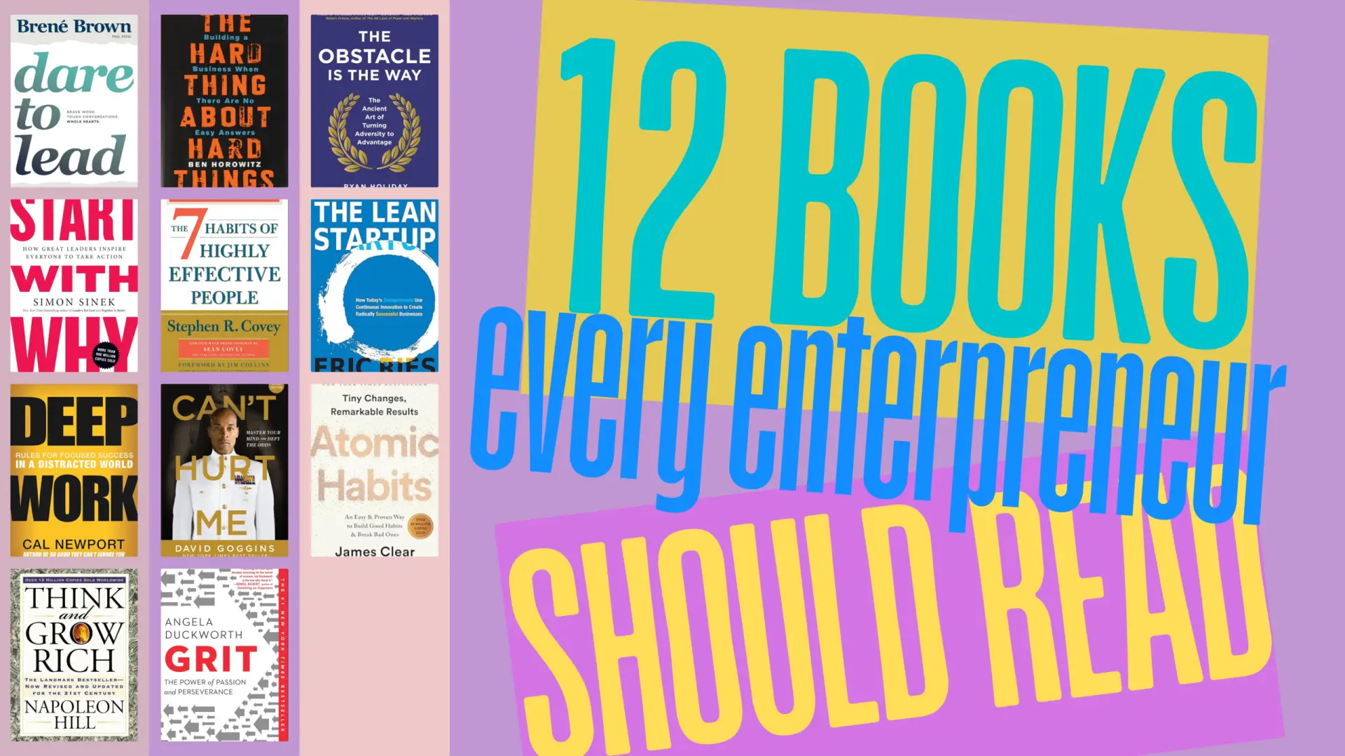 12 Best Books Every Entrepreneur Should Read to Build a Growth Mindset