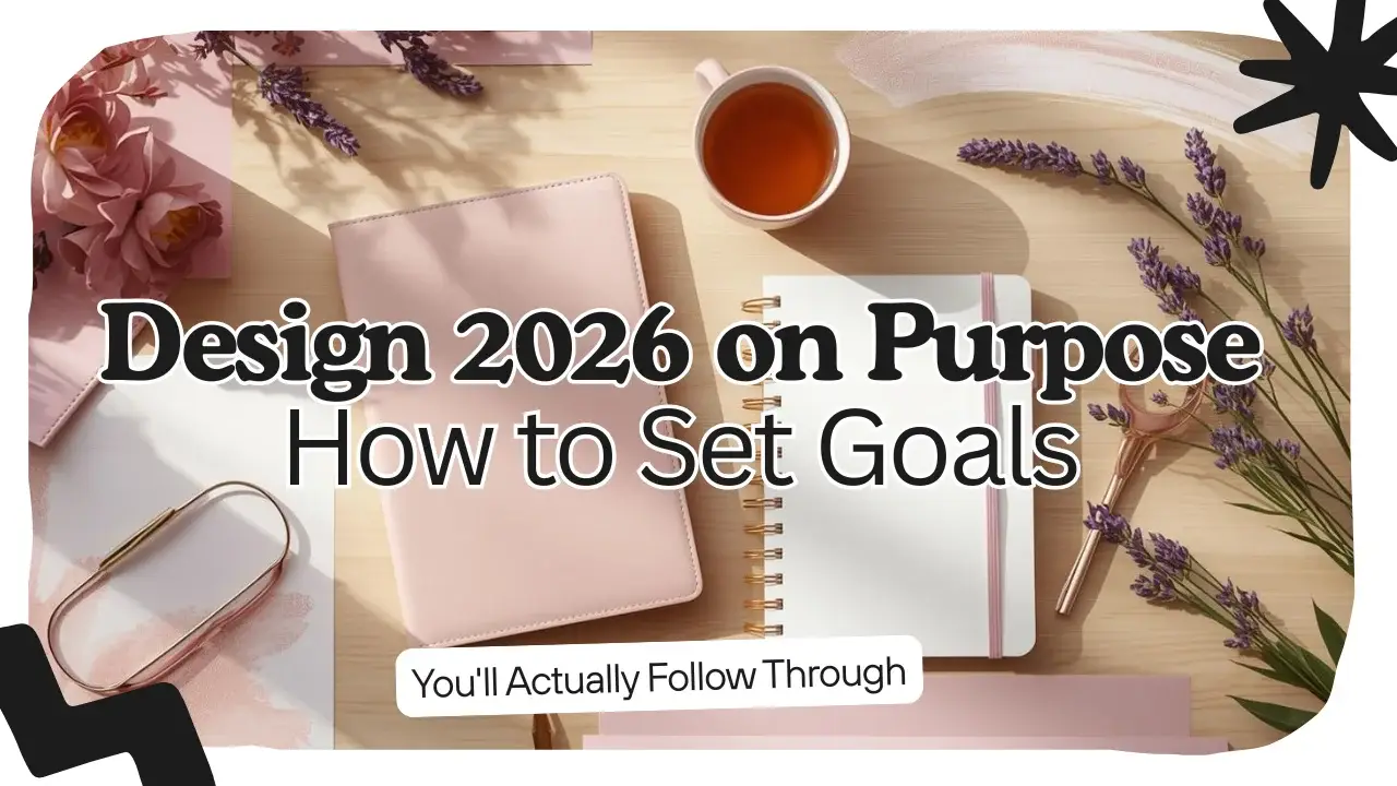 Design 2026 on purpose with a goal-setting and vision board system you’ll actually follow through on